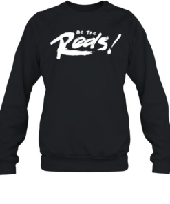 Be the Reds bold brushstroke rally text sports  Unisex Sweatshirt