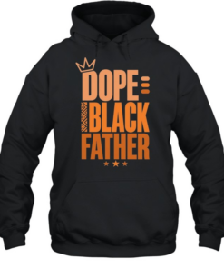 Black Father dope crown  Unisex Hoodie