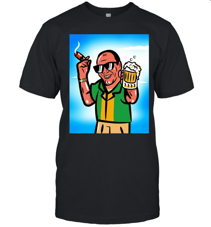 Boss beer and cigars happy summer Classic Men's T-shirt