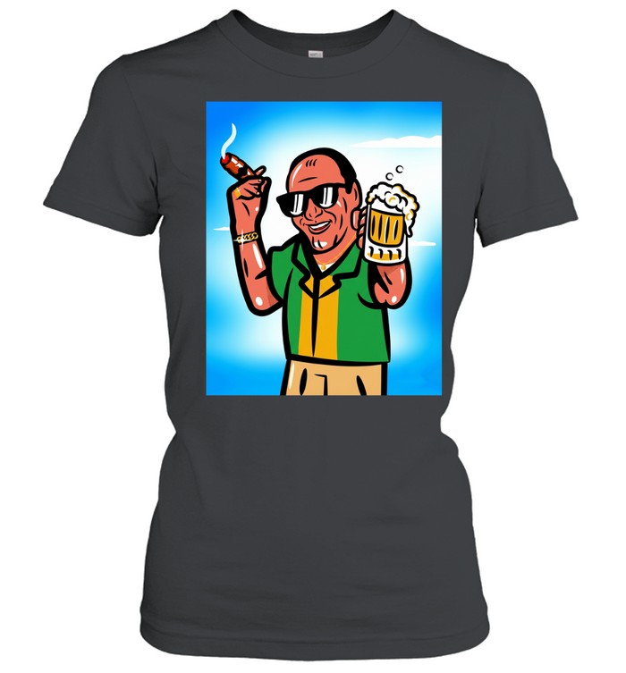 Boss beer and cigars happy summer Classic Women's T-shirt