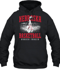 Braden Frager Nebraska Cornhuskers Basketball  Unisex Hoodie