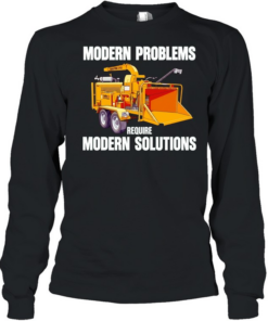 Carlton Model 1712 modern problems require modern solutions  Long Sleeved T-shirt