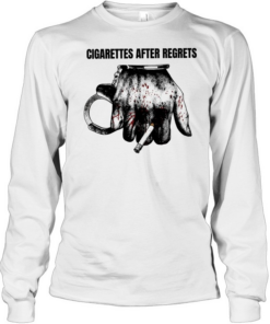 Cigarettes after regrests handcuffed arm smoking T Long Sleeved T-shirt
