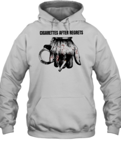 Cigarettes after regrests handcuffed arm smoking T Unisex Hoodie