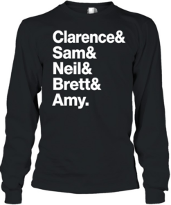 Clarence Sam Neil Brett and Amy  Long Sleeved T-shirt