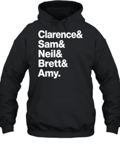 Clarence Sam Neil Brett and Amy  Unisex Hoodie