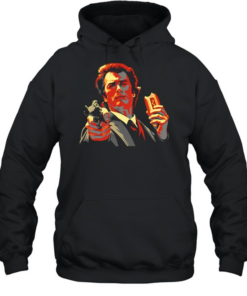 Clint Eastwood hot dog and gun vintage Unisex Hoodie
