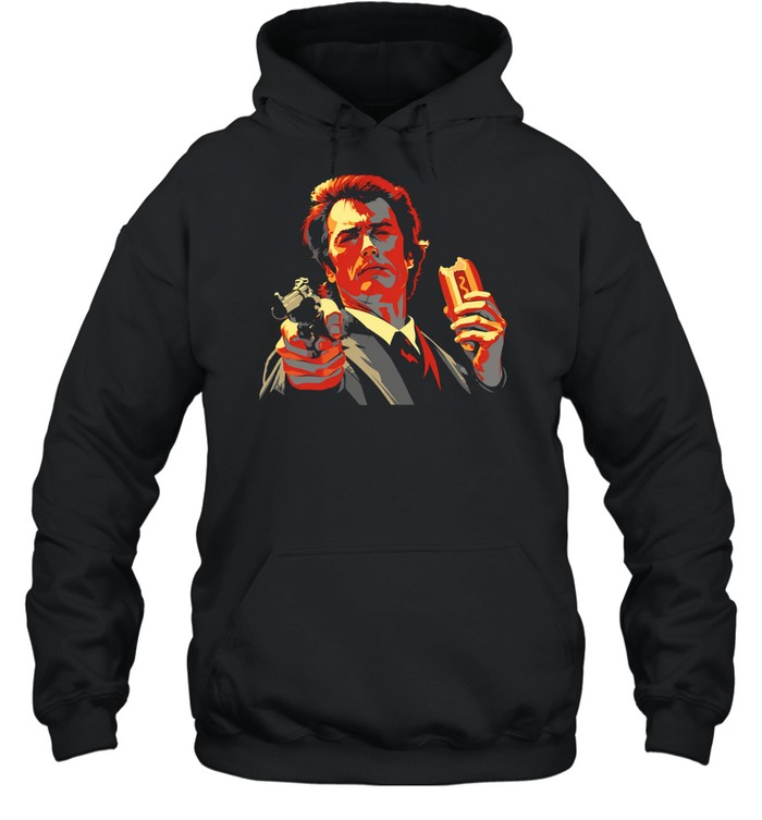 Clint Eastwood hot dog and gun vintage Unisex Hoodie