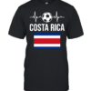 Costa Rica football heartbeat soccer  Classic Men's T-shirt