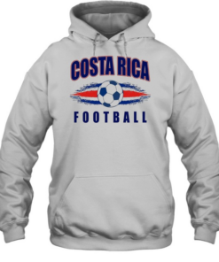 Costa Rica football soccer ball  Unisex Hoodie