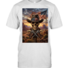 Cowboy Skull Western American Patriot T Classic Men's T-shirt