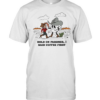 Cowboy hold on pardner I said coffee first T Classic Men's T-shirt