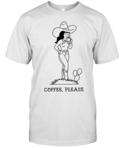 Cowgirl coffee please classic  Classic Men's T-shirt