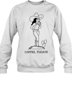Cowgirl coffee please classic  Unisex Sweatshirt