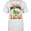 Crocodile I might look like I’m doing nothing but in my head I’m quite busy T Classic Men's T-shirt