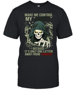 Doom make me control my anger because it’s onely one letter away from danger  Classic Men's T-shirt