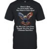 Eagle Here's A Rose For Each Soldier Who Now Rests In God's T Classic Men's T-shirt