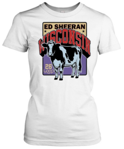 Ed Sheeran Wisconsin 26 Loop Tour Cow  Classic Women's T-shirt