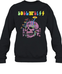 Edelweiss Totenkopf Mushroom Skull  Unisex Sweatshirt