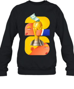 FIFA World Cup Corruption Soccer 2026 Money Trophy greed Scandal Unisex Sweatshirt