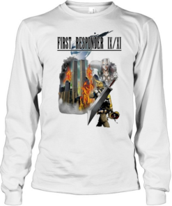 Final Fantasy First Responder 9 11  Long Sleeved T-shirt