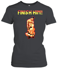 Finish Him Mortal Kombat Gaming Fighting Game  Classic Women's T-shirt