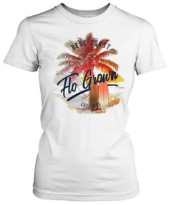 FloGrown best coast palm trees beach  Classic Women's T-shirt