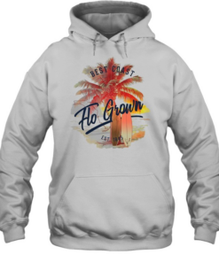 FloGrown best coast palm trees beach  Unisex Hoodie