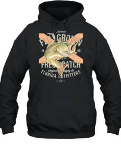 FloGrown fresh catch bass Florida outfitters  Unisex Hoodie