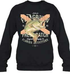 FloGrown fresh catch bass Florida outfitters  Unisex Sweatshirt