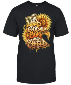 Flower the lord god is a sun and shield  Classic Men's T-shirt
