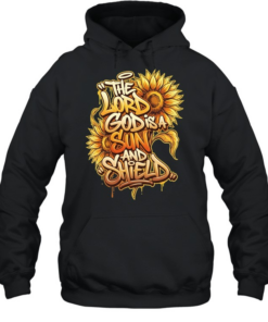 Flower the lord god is a sun and shield Unisex Hoodie