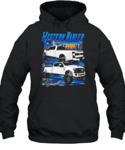 Ford western hauler truck city skyline  Unisex Hoodie
