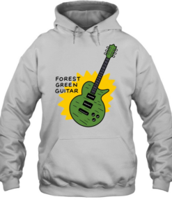 Forest green guitar T Unisex Hoodie