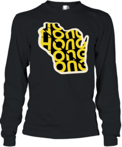 Francesca Hong Wisconsin State Map T Long Sleeved T-shirt