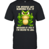 Frog I Am Going To Let Karma Fix It T Classic Men's T-shirt