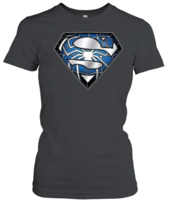 Funny Superhero Mashup Emblem Classic Women's T-shirt