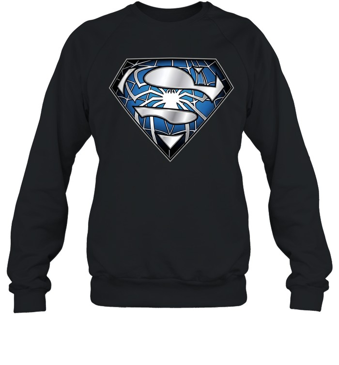 Funny Superhero Mashup Emblem Unisex Sweatshirt