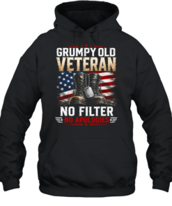 GRUMPY OLD VETERAN Unisex Hoodie
