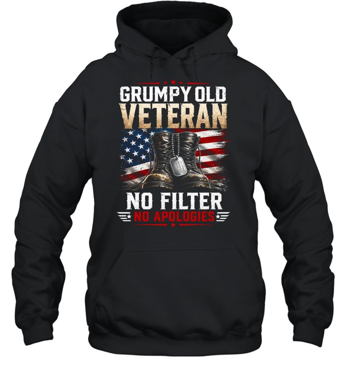 GRUMPY OLD VETERAN Unisex Hoodie