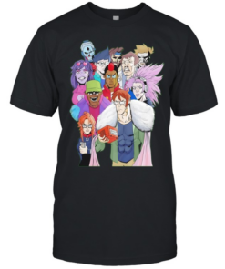 GameCube Characters Super Smash Bros Melee Roster Nintendo Gaming  Classic Men's T-shirt