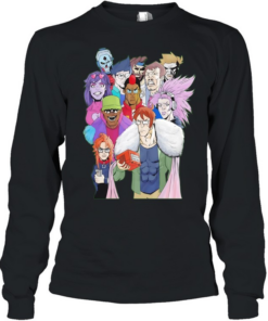 GameCube Characters Super Smash Bros Melee Roster Nintendo Gaming  Long Sleeved T-shirt