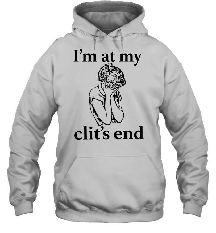 Girl crying I’m at my client’s end Unisex Hoodie