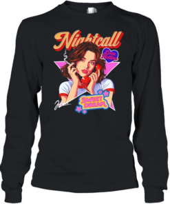 Girl nightcall love hotline sweet dream smoking  Long Sleeved T-shirt
