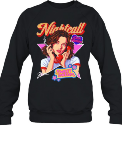 Girl nightcall love hotline sweet dream smoking  Unisex Sweatshirt