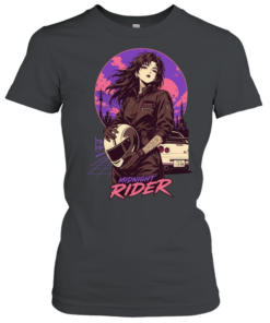 Girl racing midnight rider vintage Classic Women's T-shirt
