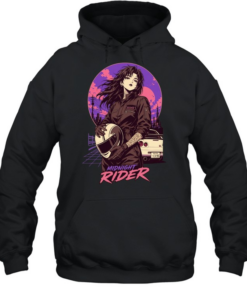 Girl racing midnight rider vintage Unisex Hoodie