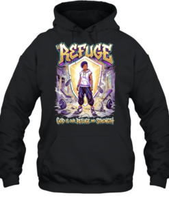 Girl refuge GOD is our refuge and strength graphic  Unisex Hoodie