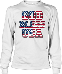 God Bless USA  Long Sleeved T-shirt
