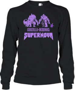 Godzilla x Kong Supernova Movie Characters  Long Sleeved T-shirt